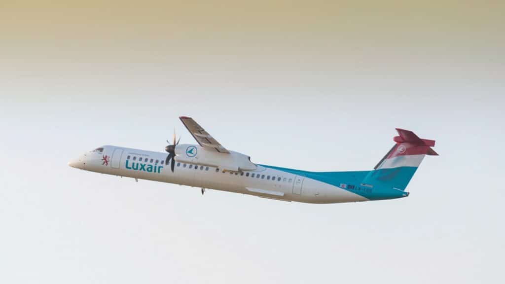 Luxair Dash 8-400 (source: Luxair)