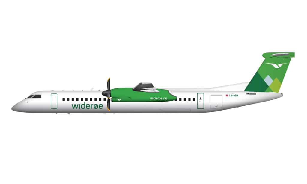Wideroe Dash 8-400 (source: Wideroe)